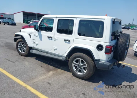 2018 Jeep Wrangler Unlimited Sahara 4X4 z USA, uszkodzony, nr VIN 1C4HJXEG6JW112976